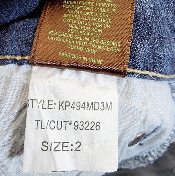 4 for $20 Kut From The Kloth Low Rise Skinny Blue Jeans Embroidered Pockets - Picture 8 of 8